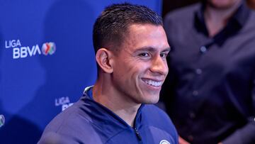 during the Media Day prior the match between America and Cruz Azul and Monterrey as part Final of the Torneo Clausura 2024 Liga BBVA MX at Hotel Royal Pedregal on May 22, 2024 in Mexico City, Mexico.