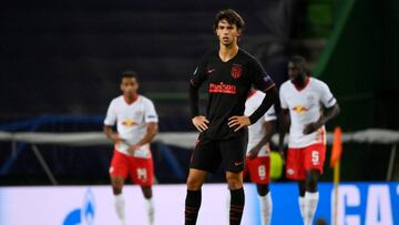 Jo&atilde;o F&eacute;lix jugando con el Atl&eacute;tico