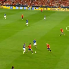 Fue tal abuso que Verrati se quedó petrificado: el disparate de caño de Isco