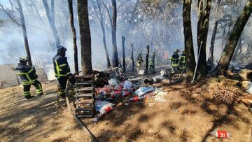 Así fue la explosión de pirotecnia en Huejutla; hay 12 personas heridas