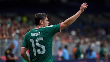 Israel Reyes of Mexico during 2025 International Friendly match between Mexico (Mexican National team) and Paraguay at Alamodome Stadium, on November 18, 2025 in San Antonio Texas, United States.