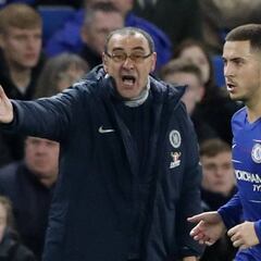 Ultimátum de Sarri: "¿Hazard? Hay que resolver el problema ya"