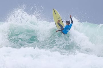 Fistral Beach ,NEWQUAY, UK - August 13 th: in the Final day at the QS 1000 Animal Pro at August 13th , 2023 Fistral Beach,Newquay,UK.(Photo by Laurent Masurel/World Surf League)