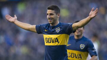 Calleri recuerda su gol de rabona con Maradona en el palco de La Bombonera