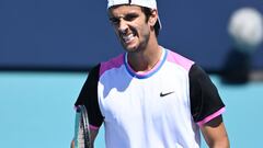 Lorenzo Musetti, en el Miami Open.