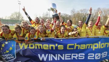 España es ya hexacampeona de Europa de rugby femenino