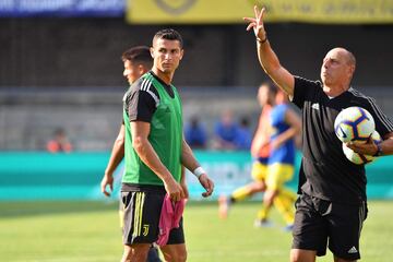 El debut de Cristiano con la Juve en imágenes