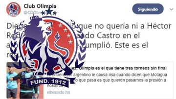 Polémica en Honduras: Olimpia reclama por árbitraje en Twitter