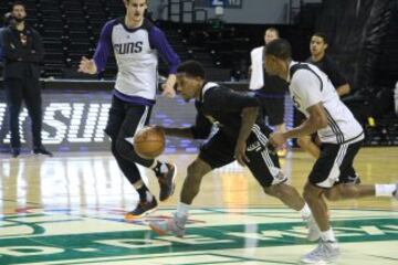 Suns y Mavericks ya entrenaron en la Arena Ciudad de México