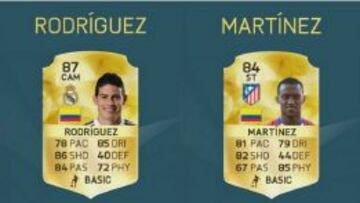 Los dos jugadores colombianos se destacan en la nueva edición del videojuego.