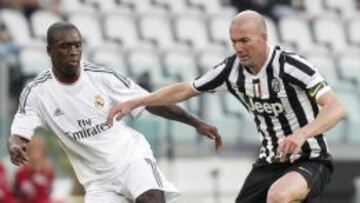 Seedorf y Zidane, que jugó una parte con cada equipo.