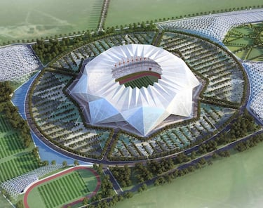 Este megaestadio tendrá un aforo para 113.000 personas, lo que le convertiría en el más grande de África y el segundo más grande del mundo.