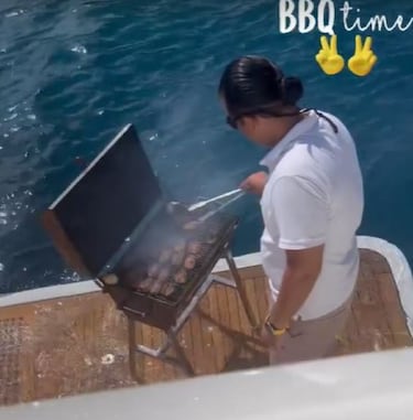 El ltimo capricho de Sergio Ramos y Pilar Rubio: de una barbacoa en su barco a la carne de oro de 1.000 euros