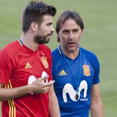 Mensaje de Lopetegui a Piqué: "Esto te puede hacer daño..."