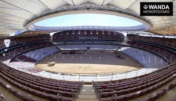 This is how the stadium was looking at the end of July