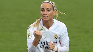 Asllani, jugadora del Real Madrid.