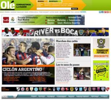 Portadas de la prensa extranjera