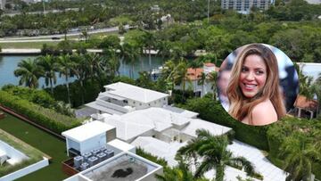 Así es la lujosa mansión en la que Shakira vivirá con sus hijos en Miami. GTRES