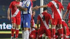 El Rayo sólo ganó en casa del Espanyol en la Copa