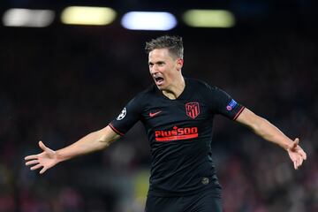 2-2. Marcos Llorente celebr¨® el segundo gol.