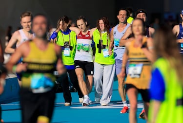 Los servicios de emergencia actuaron a tiempo durante toda la carrera.