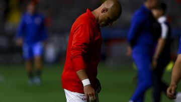 Javier Chicharito Hernandez of Guadalajara during the 17th round match between Atlas and Guadalajara as part of the Liga BBVA MX, Torneo Clausura 2025 at Jalisco Stadium, on April 19, 2025 in Guadalajara, Jalisco, Mexico.