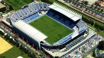 Estadio de La Rosaleda, campo del Málaga