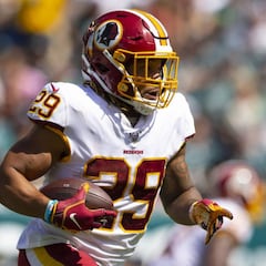 Derrius Guice es baja sensible en la ofensiva de Redskins