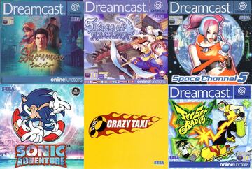 sega dreamcast catalogo juegos first party