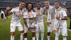 Casemiro, Marcelo, Vinicius, Militao y Rodrygo.