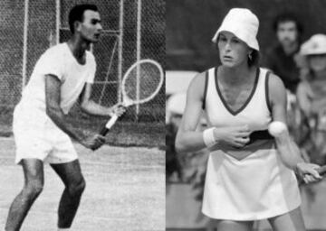 Antes Richard Raskin. Marine y aficionado al tenis. Tras operarse retomó el tenis y llegó a ser profesional. Fue finalista de dobles en 1977 en el US Open y semifinalista de mixtos con Nastase. Jugó contra Navratilova, y luego pasó a entrenarla.