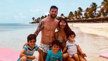 ¡Siguen las vacaciones en familia de Lio Messi!