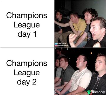 Los mejores memes de la primera jornada de Champions