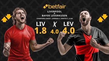 Liverpool FC vs. Bayer Leverkusen: horario, TV, pronósticos, estadísticas y clasificación