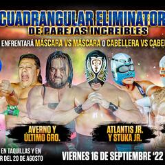 Fuerza Guerrera y Atlantis defenderán sus máscaras en el 89 Aniversario