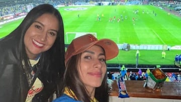 Jugadora de Pumas es captada apoyando al América en el Clásico de México