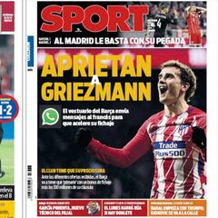 La prensa catalana se queja del "penalti clamoroso" del Madrid
