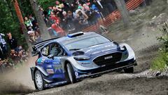 Accidente de Ogier: abandona y su liderato se tambalea