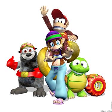 Diddy Kong Racing acelera en nuevas pantallas