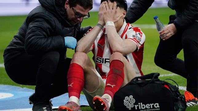 Ferrari es operado de la fractura que sufre en el peroné de la pierna izquierda