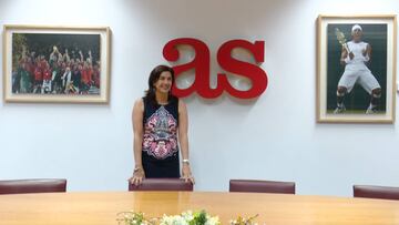 La nueva presidenta del CSD, María José Rienda, visita AS