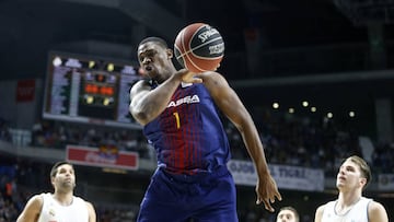 Kevin Seraphin ante el Real Madrid