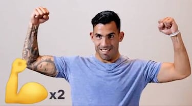 ¿Qué eligió? Tevez respondió preguntas usando emoticones