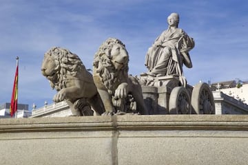 The statue of the Goddess Cibeles