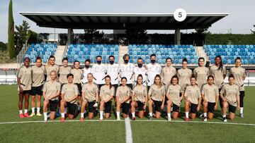 Nueva plantilla del Real Madrid Femenino. 