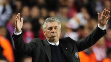 Ancelotti habla de un "partido equilibrado" en la primera mitad