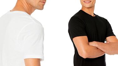 Completa tus básicos para toda la semana con este juego de camisetas interiores superventas
