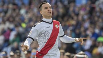 23/02/19
 Partido de Primera Divisi&acirc;n
 GETAFE CF - RAYO VALLECANO
 Celebraci&acirc;n GOL 1-1 - RAUL DE TOMAS  PARTIDO PRIMERA DIVISION