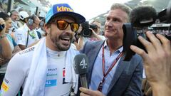 Fernando Alonso y David Coulthard. 