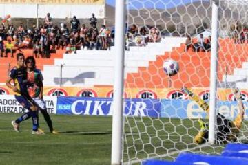 Fecha 16 vs Barnechea. En un partido de infarto Cobresal estuvo dos veces en desventaja y ganó por 3-2. Aquí levantó el título.